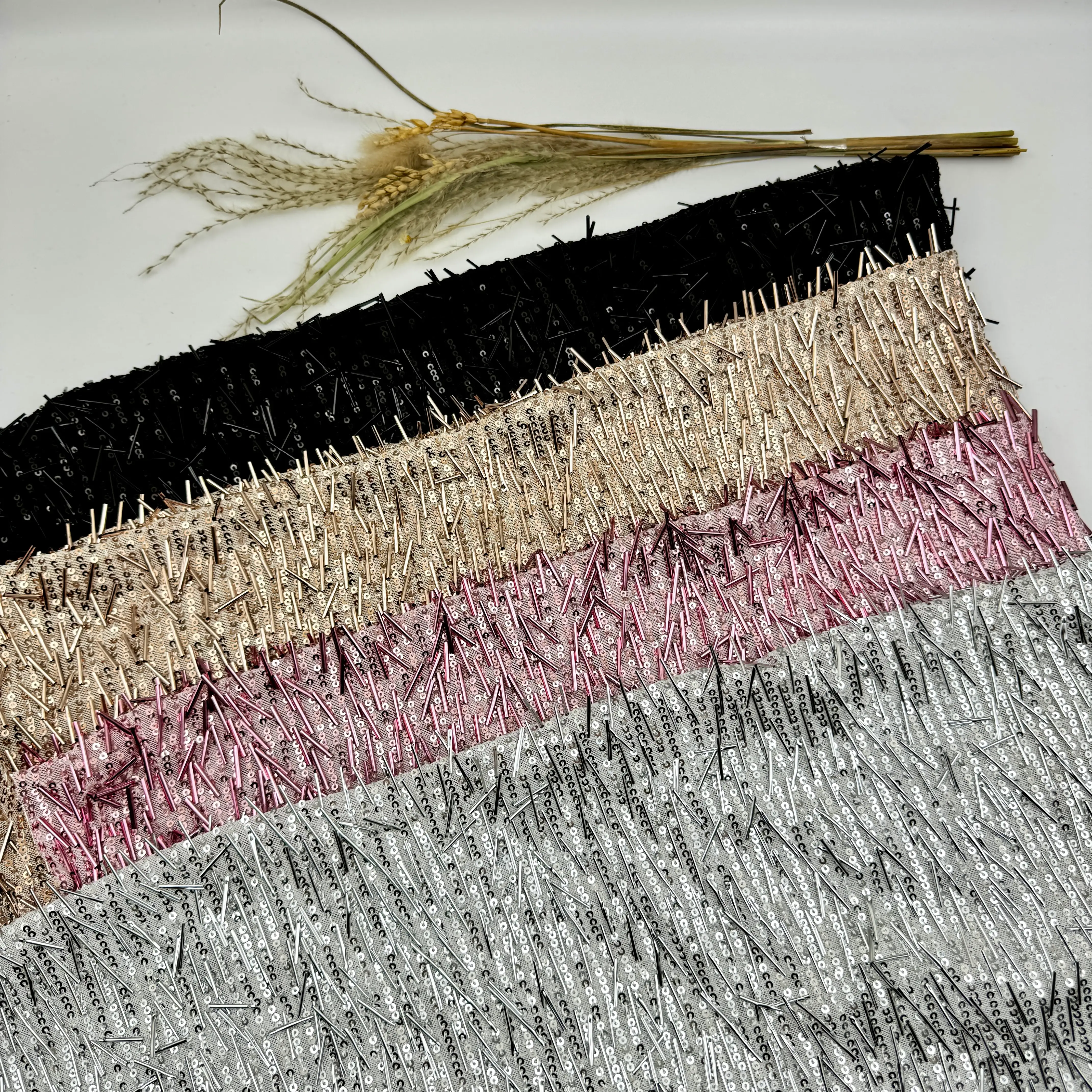 Long Roll Sequin Embroidery