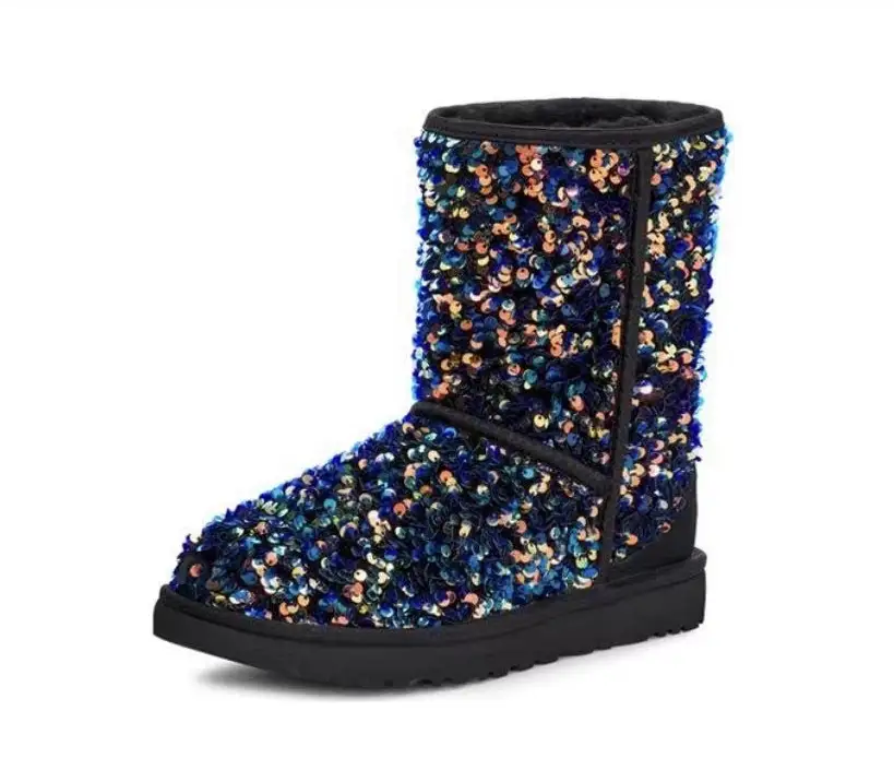 Snow Boots Sequin